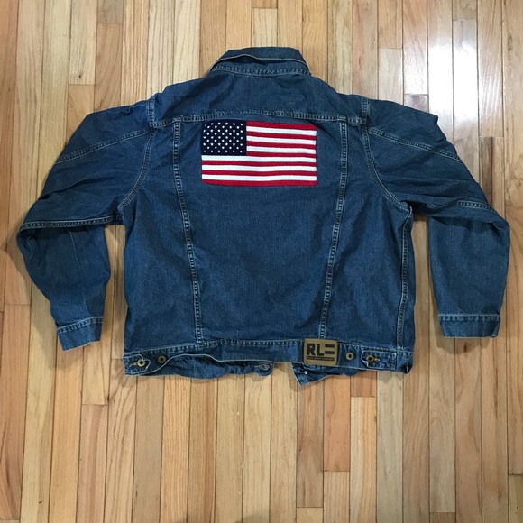 Polo Ralph Lauren Denim Flag Jacket XL - Picture 6 of 6